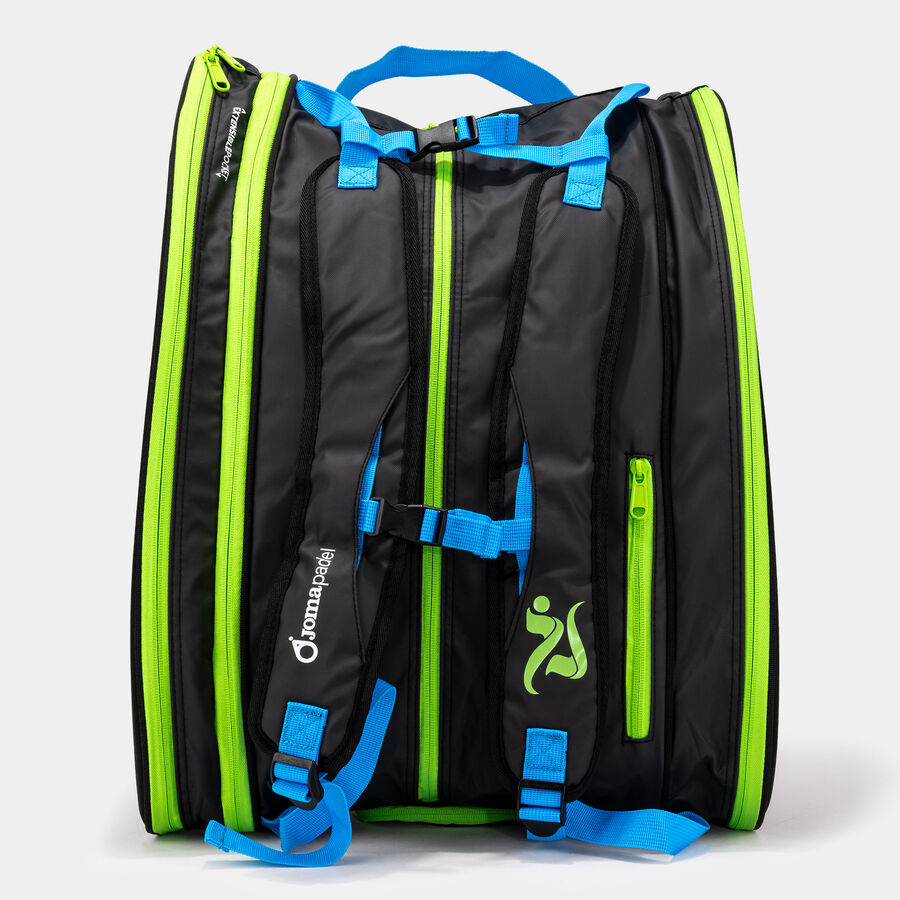 Padel racket bag Juanlu Esbrí black mx green
