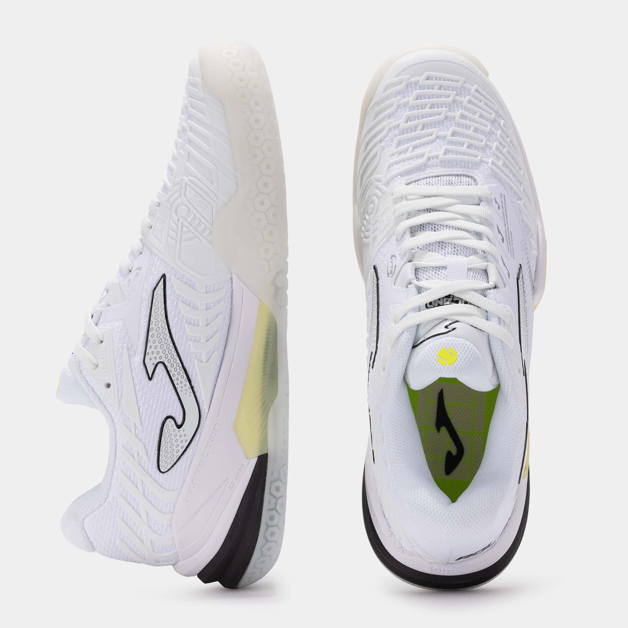 Shoes Roland Men 26 hard court man white yellow