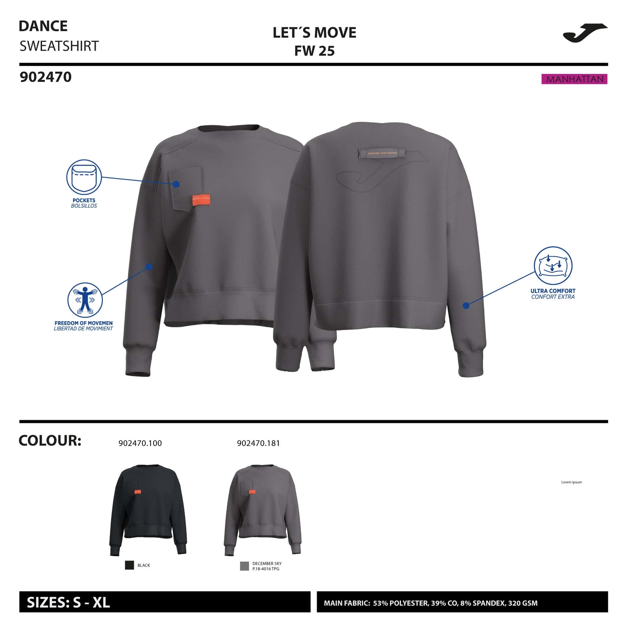 Sweatshirt woman Step