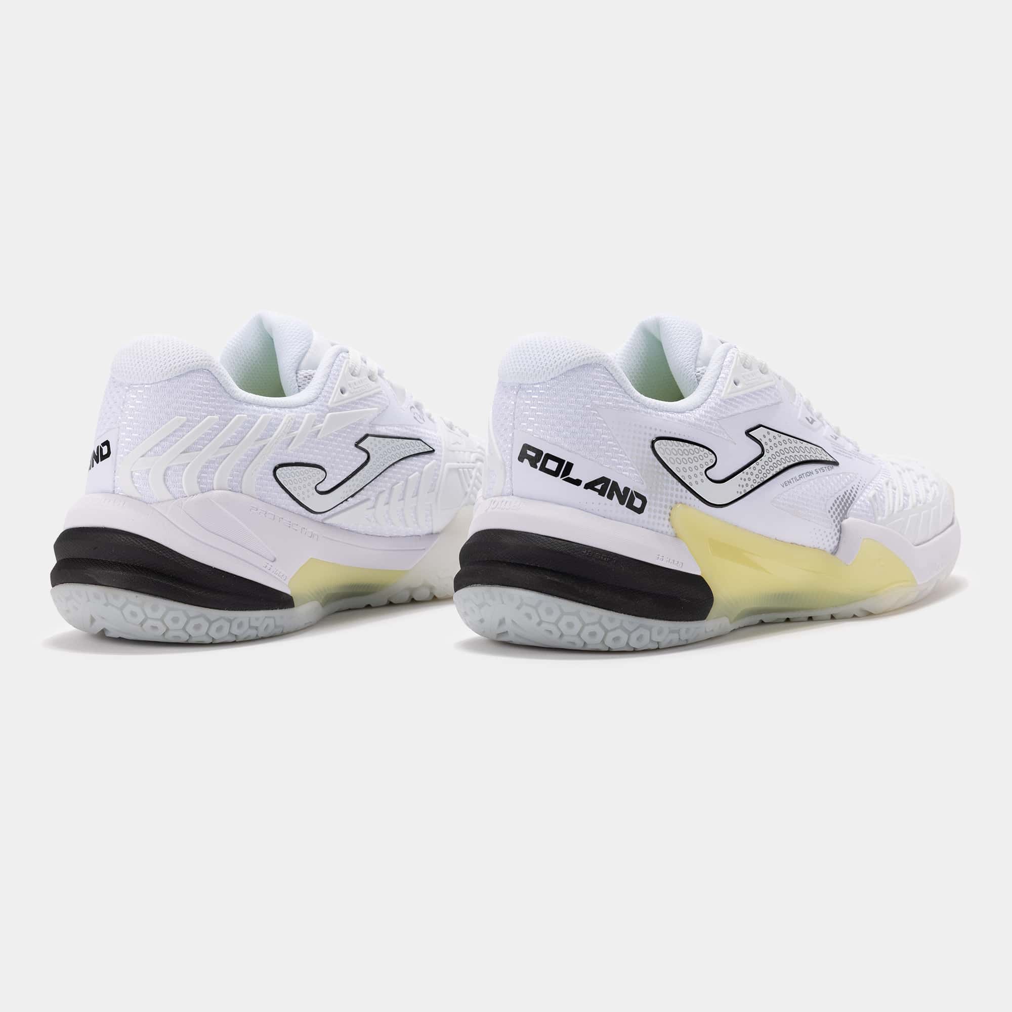 Shoes Roland Men 26 hard court man white yellow
