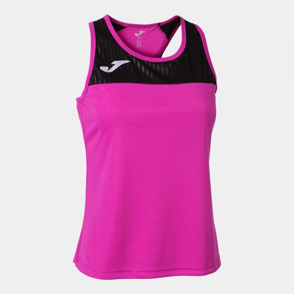Tank top woman Montreal fluorescent pink black