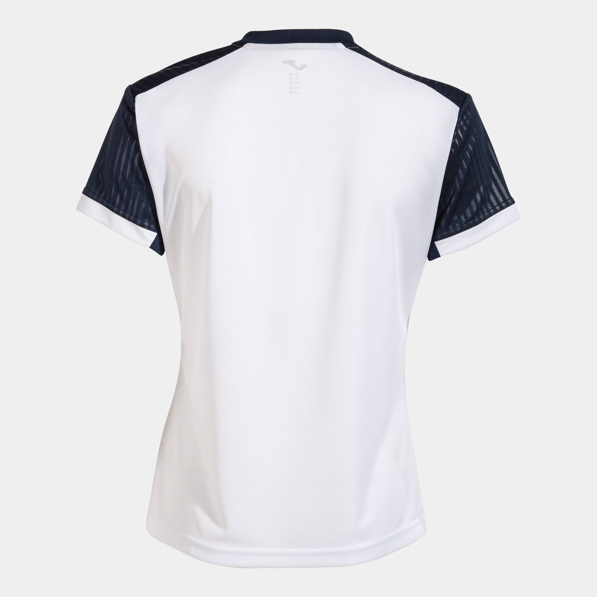 Shirt short sleeve woman Montreal white navy blue