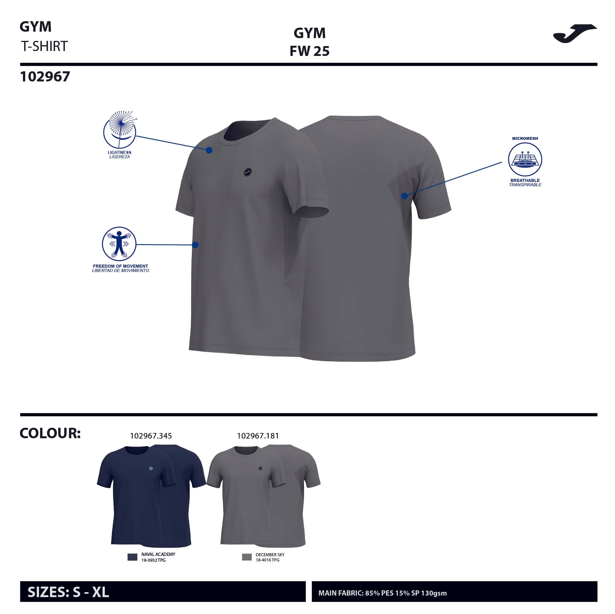 Shirt short sleeve man Indoor Gym