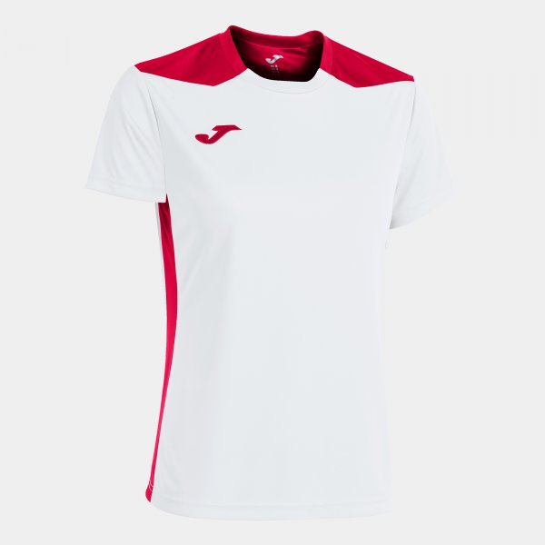 Shirt short sleeve woman Championship VI white red