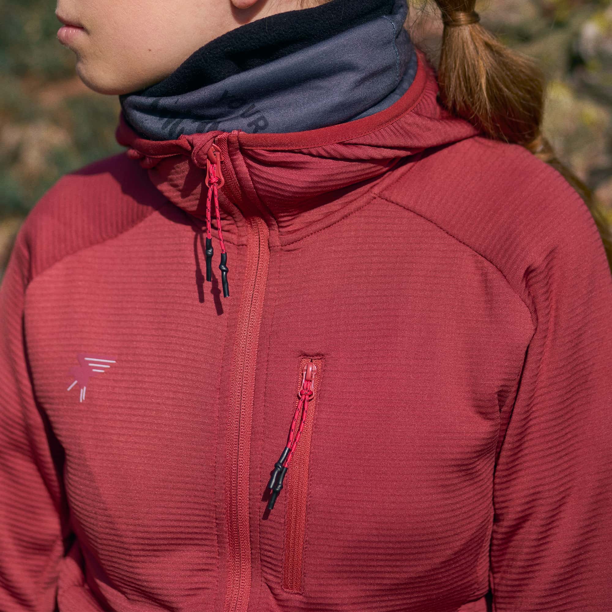 Hooded jacket woman Mystic