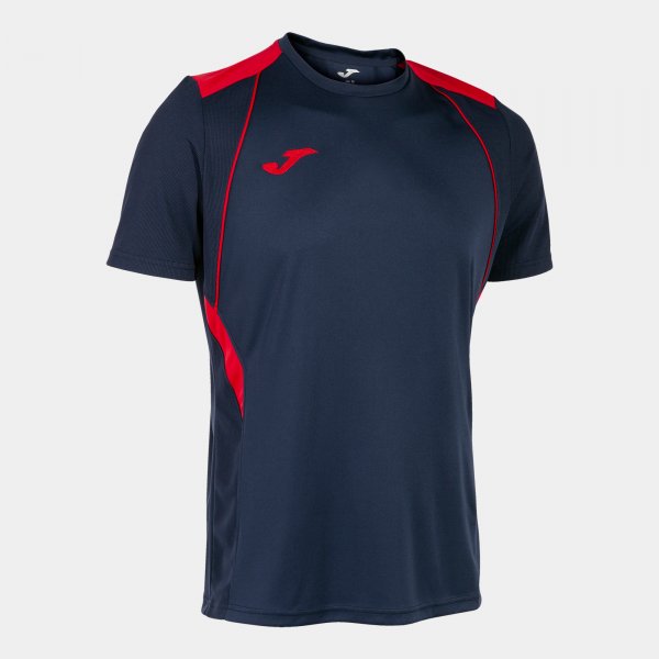 Shirt short sleeve man Championship VII navy blue red