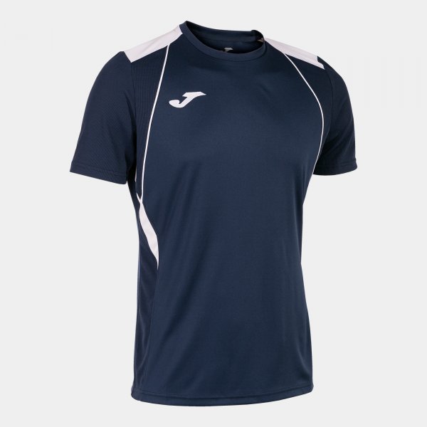 Shirt short sleeve man Championship VII navy blue white