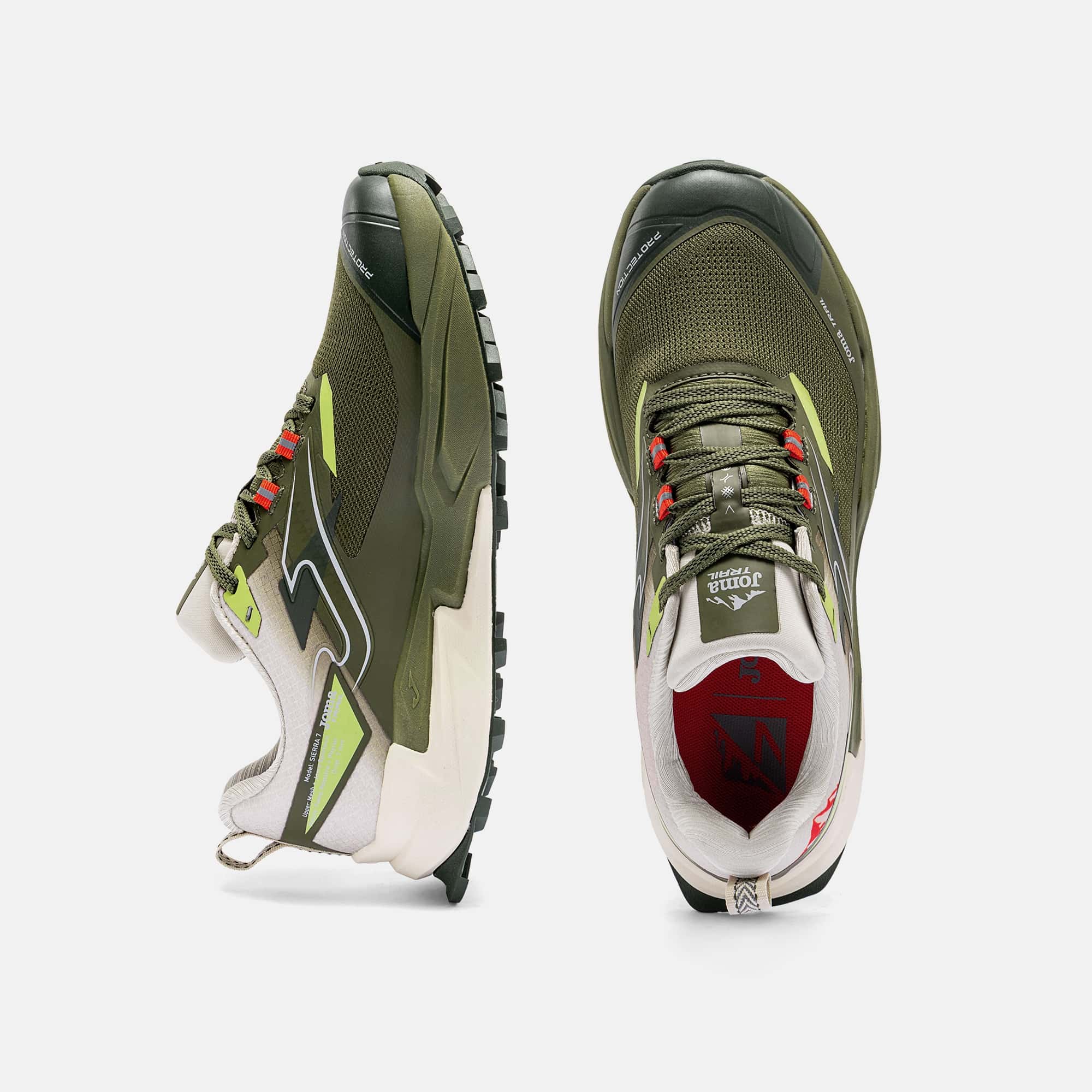 Trail-running shoes Sierra 26 man khaki