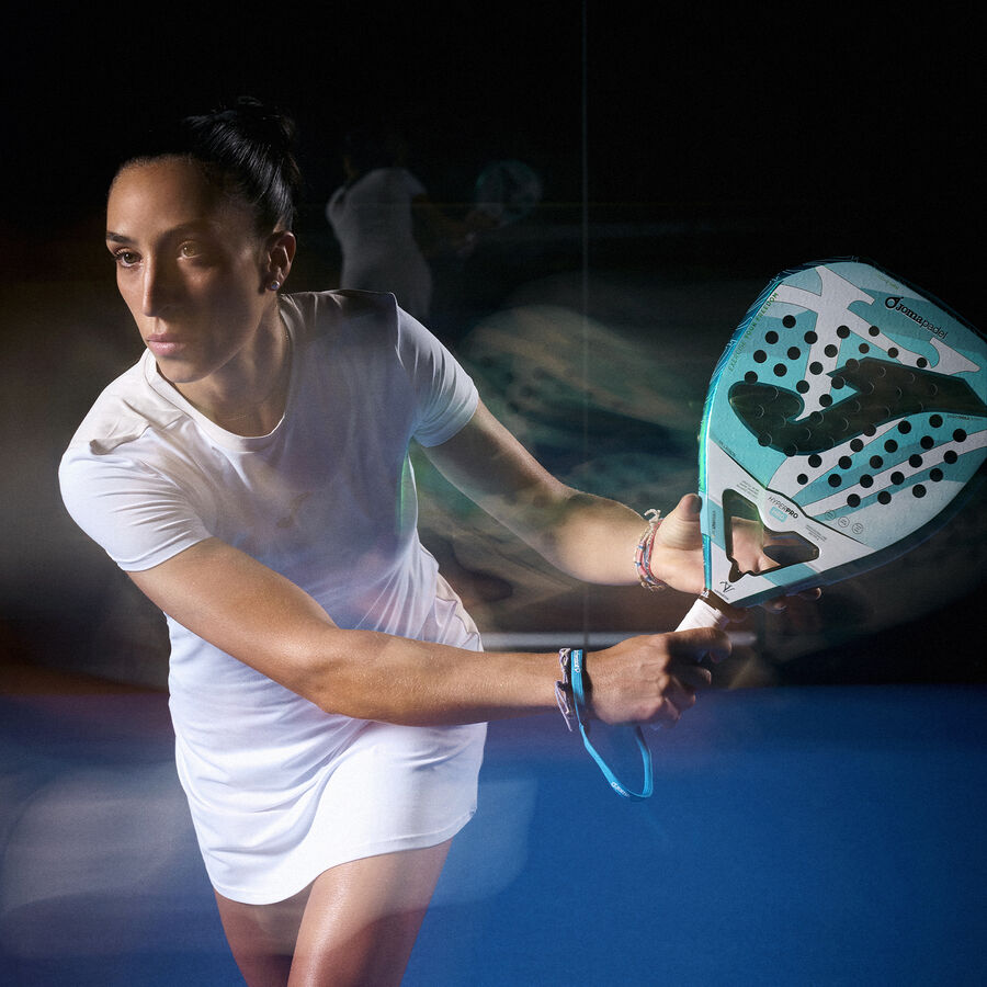 Padel racket Hyper Pro Hrd Vero Virseda green white